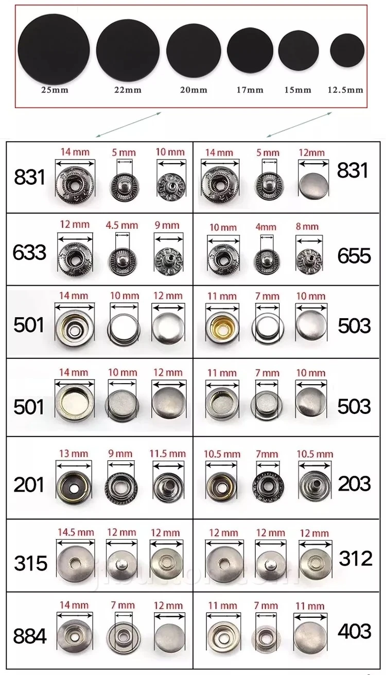 metal snap buttons metal snap buttons