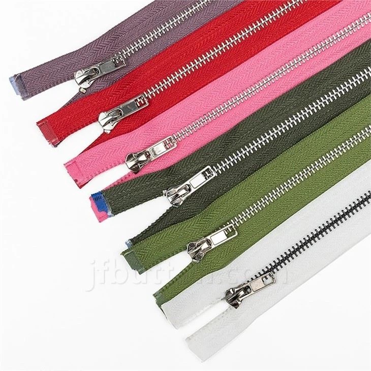 Black Jacket Silver Zipper