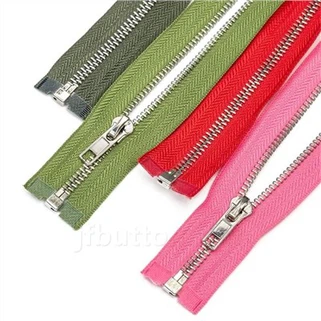 Khóa kéo kim loại nặng