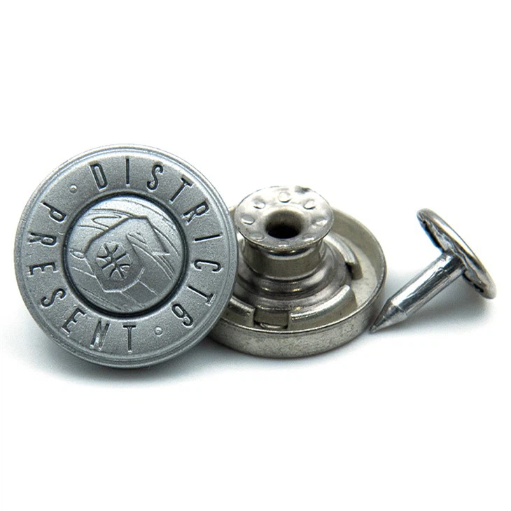 Jeans Jacket Buttons