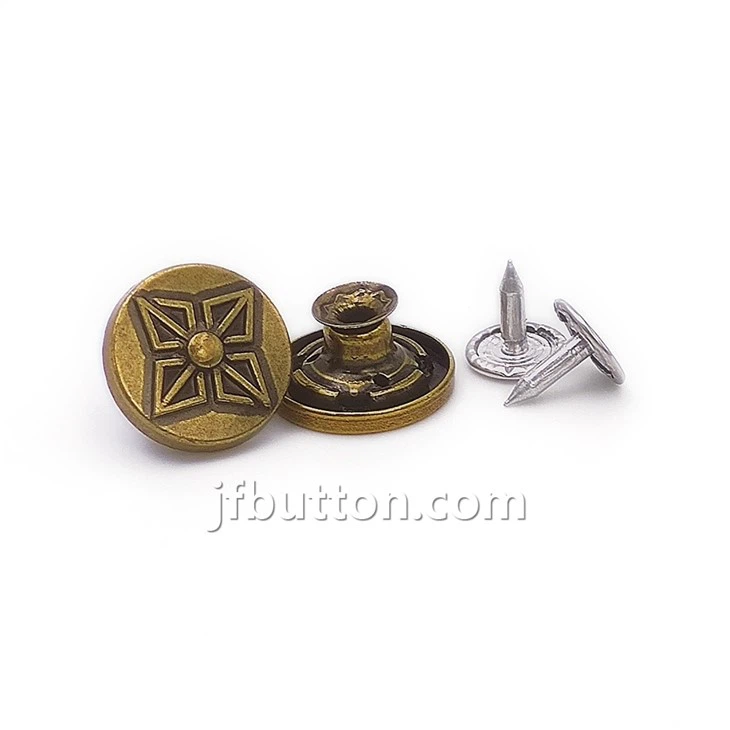 Metal Denim Buttons