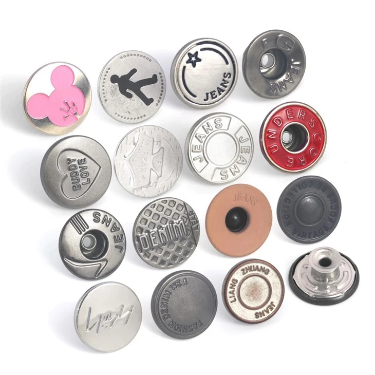 Rivet Jeans Button