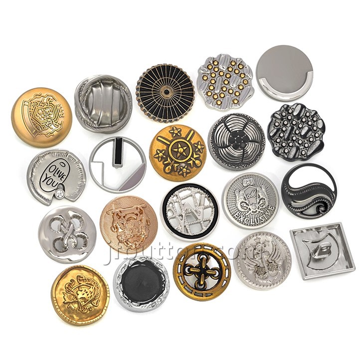 Monogrammed Brass Blazer Buttons