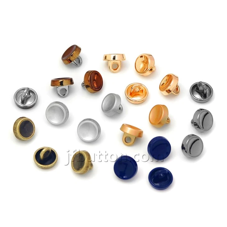 Silver Metal Shank Buttons high quality