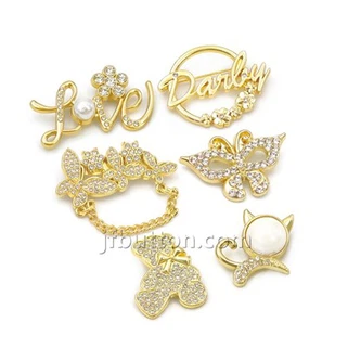 Brooch With Lady Silhouette