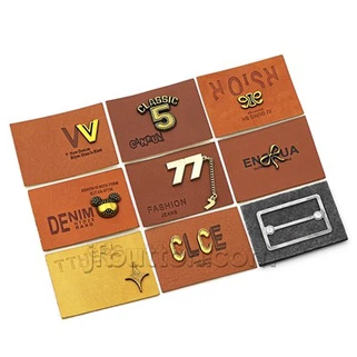 Mũ Da Có Logo Kim Loại