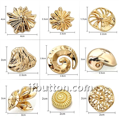 Hàng mới về: Nút kim loại-lấy cảm hứng từ đại dương cho hàng may mặc thời trang